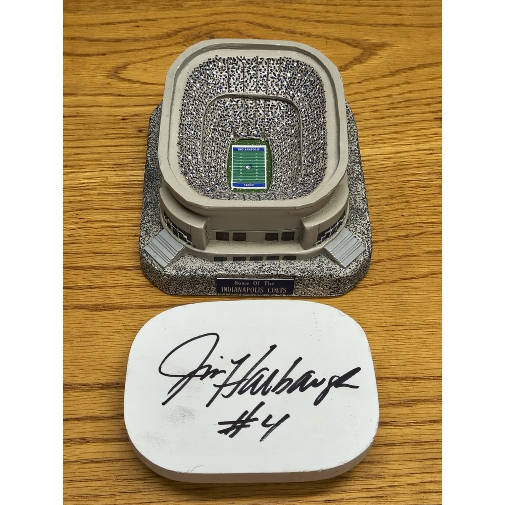 Jim‎ Jarbaugh #4 signature On Model Stadium